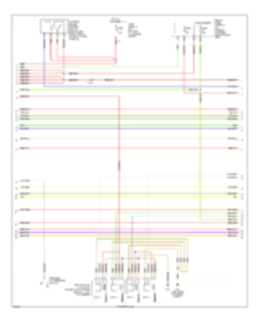 2.0L Turbo, Engine Performance Wiring Diagram (2 of 6) for Audi A4 2.0T 2012