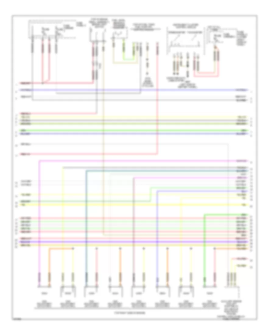 2.0L Turbo, Engine Performance Wiring Diagram (3 of 6) for Audi A4 2.0T 2012