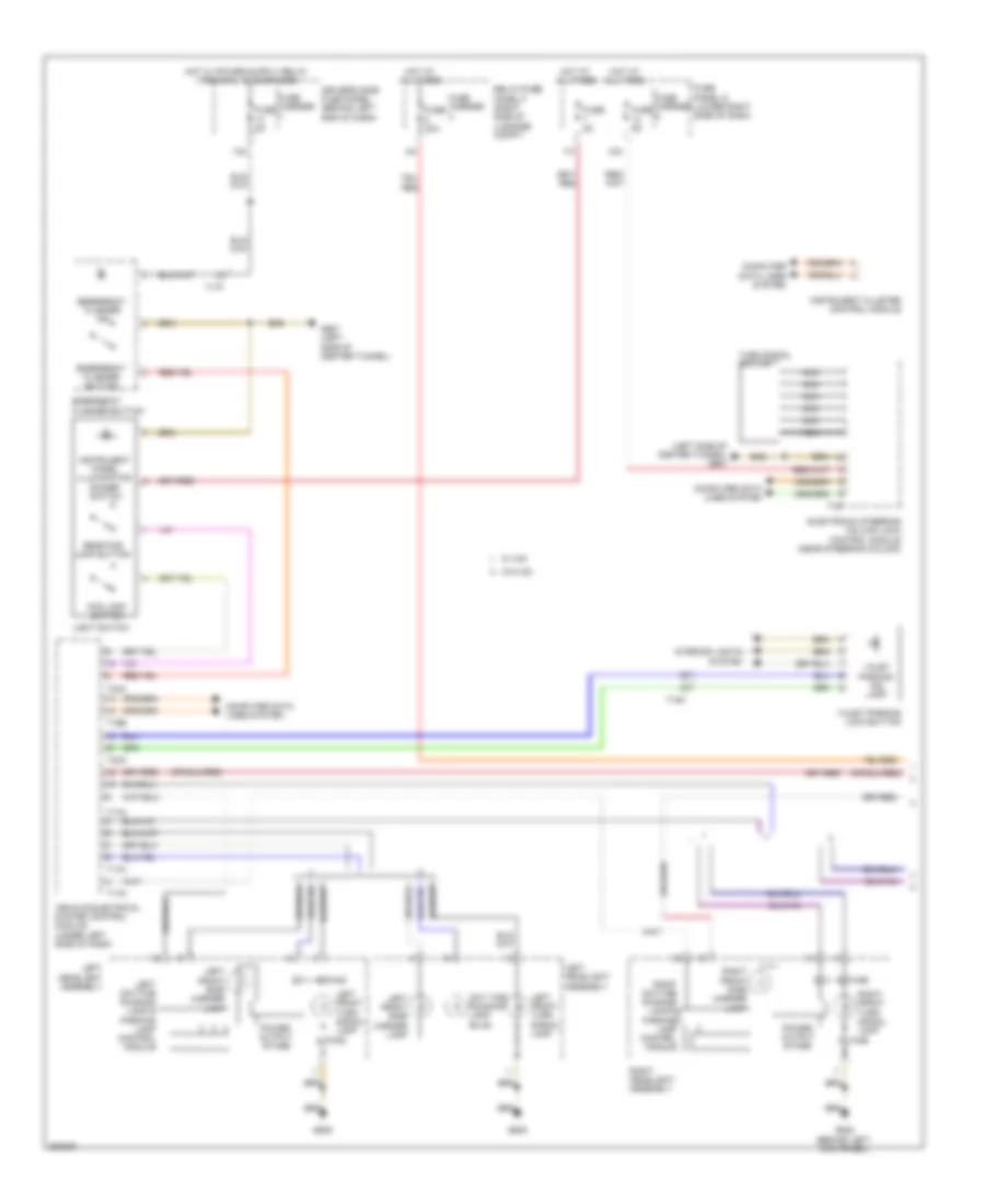 Exterior Lamps Wiring Diagram, Wagon (1 of 3) for Audi A4 2.0T 2012