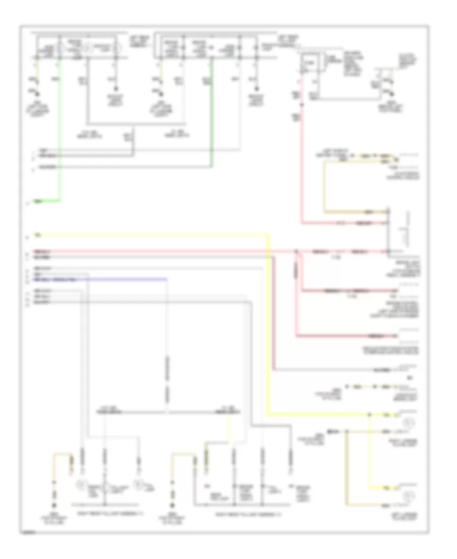 Exterior Lamps Wiring Diagram, Wagon (3 of 3) for Audi A4 2.0T 2012