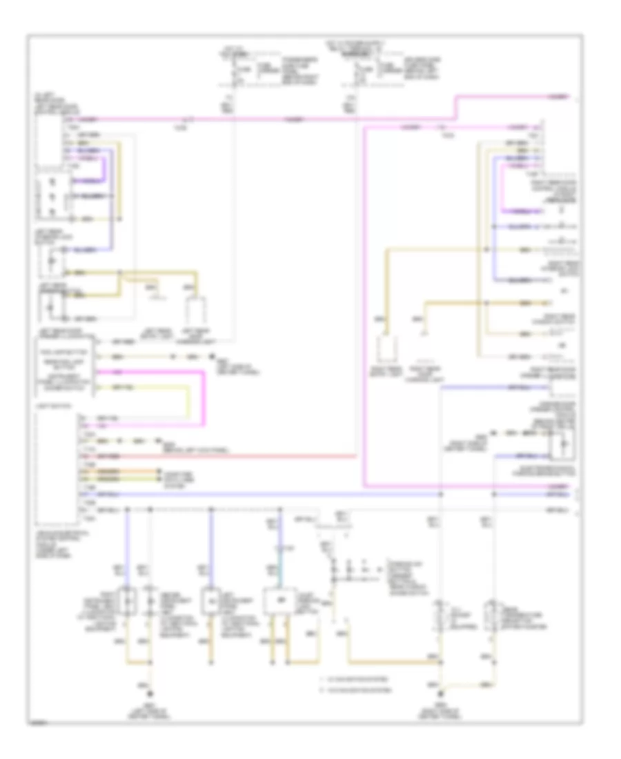 Instrument Illumination Wiring Diagram 1 of 2 for Audi A4 2 0T 2012