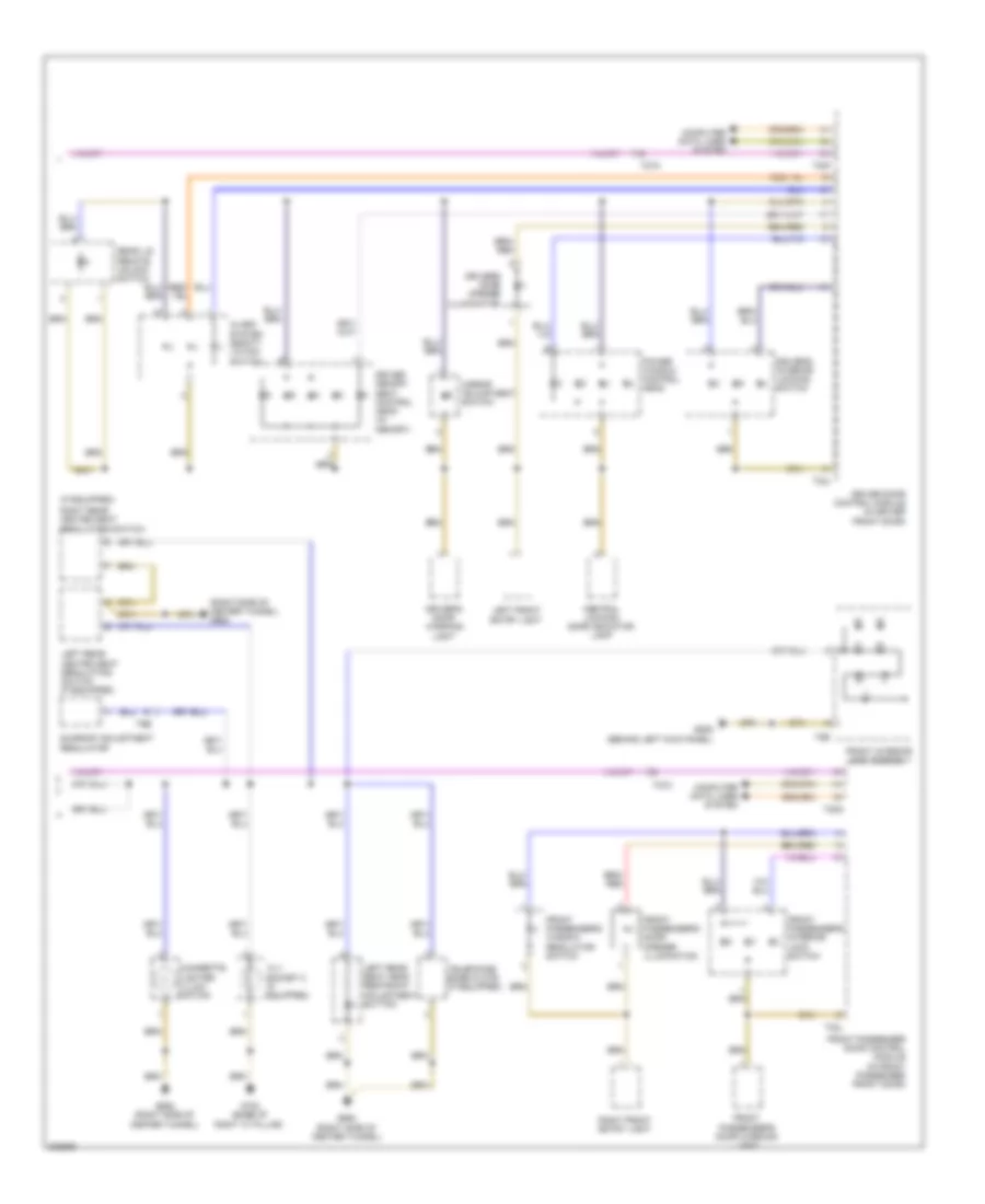 Instrument Illumination Wiring Diagram (2 of 2) for Audi A4 2.0T 2012