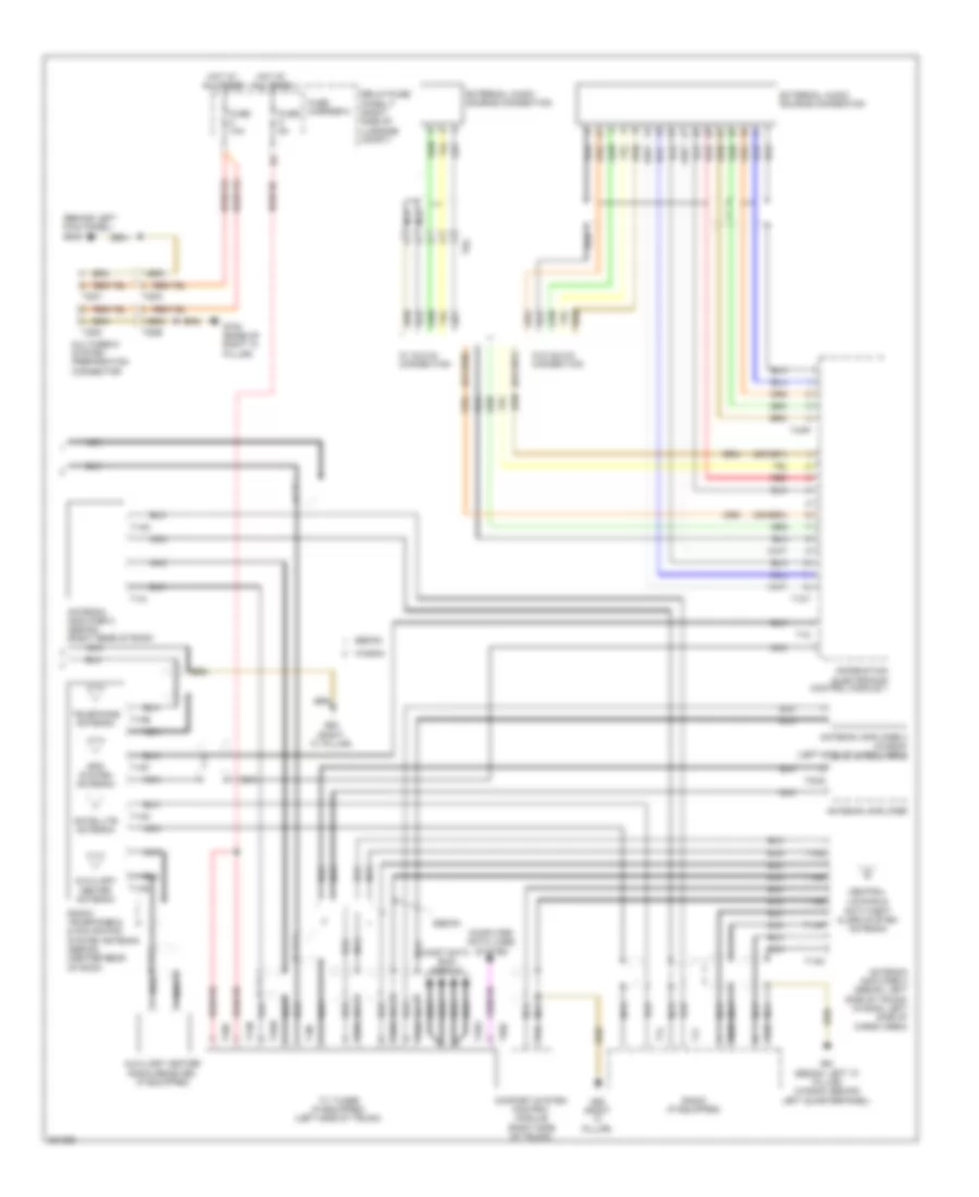 Multimedia Interface Wiring Diagram (2 of 2) for Audi A4 2.0T 2012