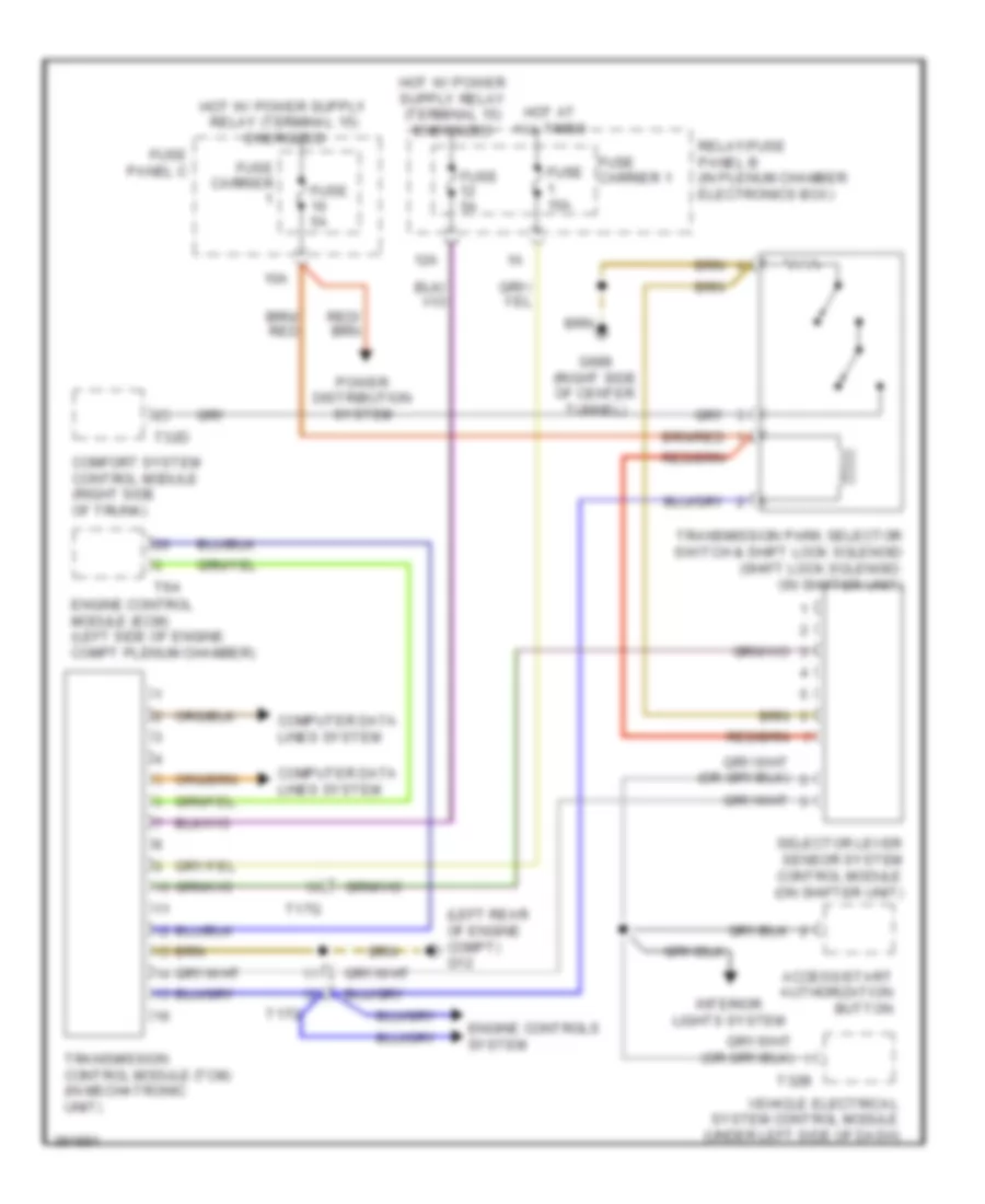 A T Wiring Diagram CVT for Audi A4 2 0T 2012