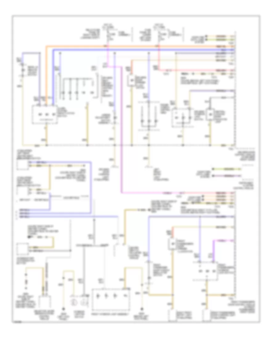 Instrument Illumination Wiring Diagram (2 of 2) for Audi S5 Prestige 2013