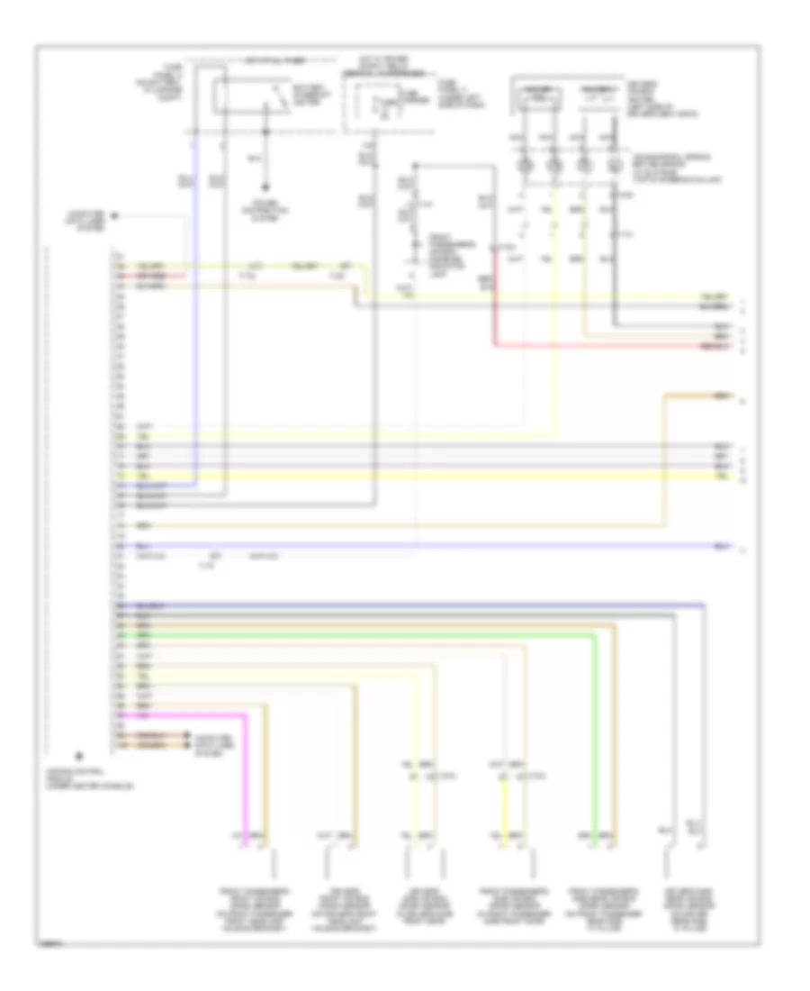 Supplemental Restraints Wiring Diagram 1 of 3 for Audi S5 Prestige 2013
