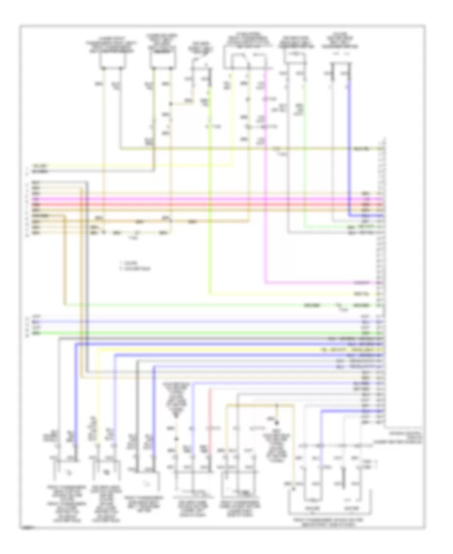 Supplemental Restraints Wiring Diagram 3 of 3 for Audi S5 Prestige 2013