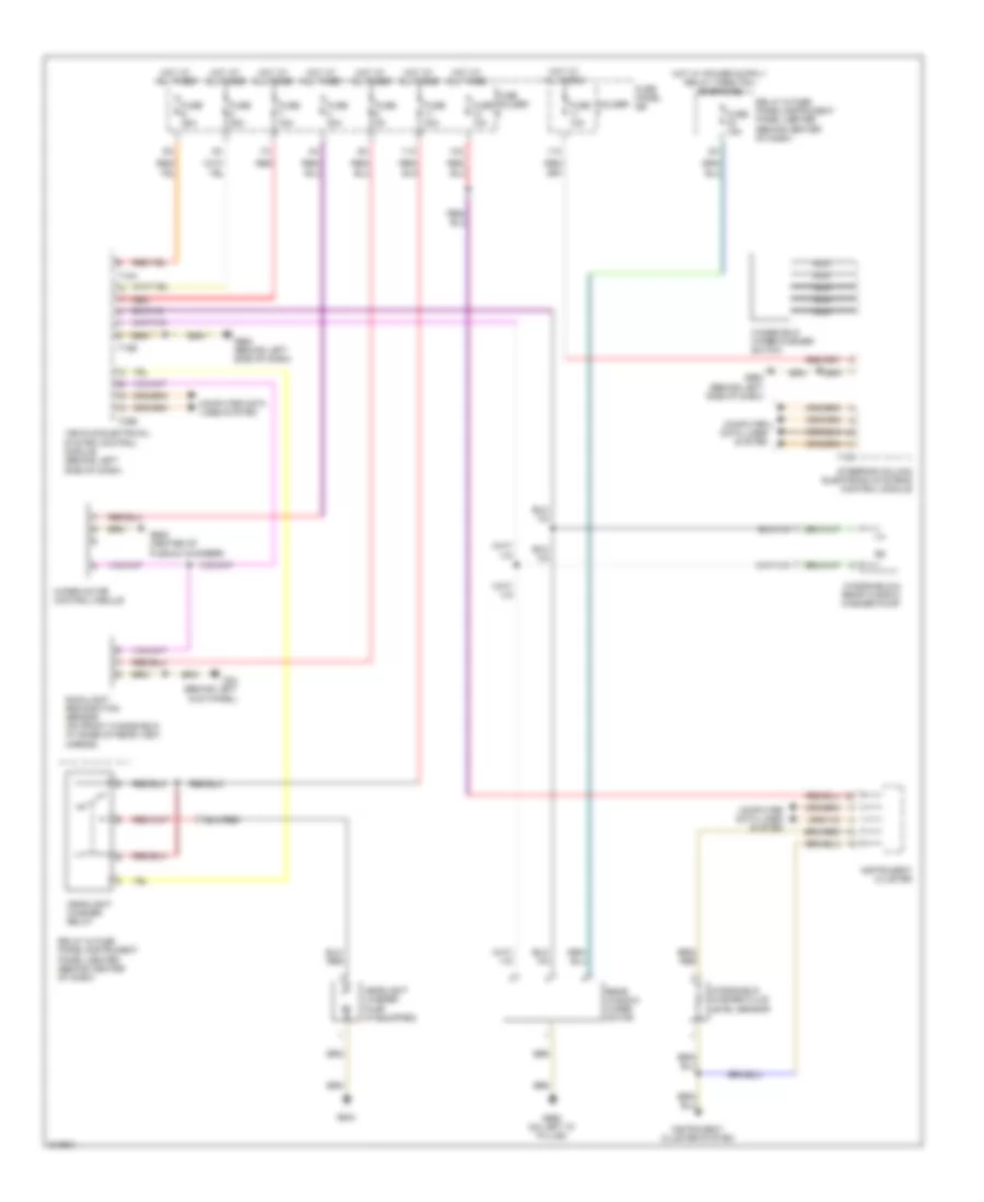 Схема Шайбы дворника/Шайбы/Фары для Audi Q7 4.2 2009