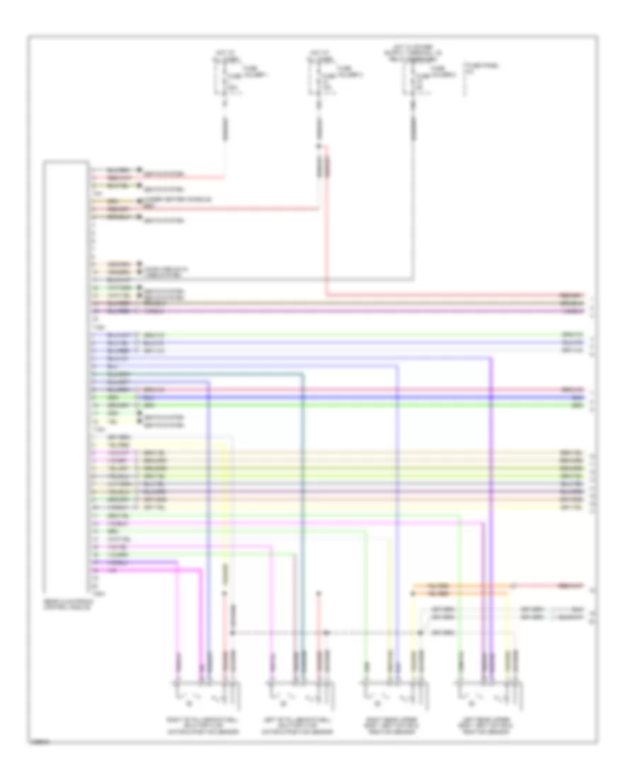 Rear AC Wiring Diagram (1 of 2) for Audi Q7 4.2 2009