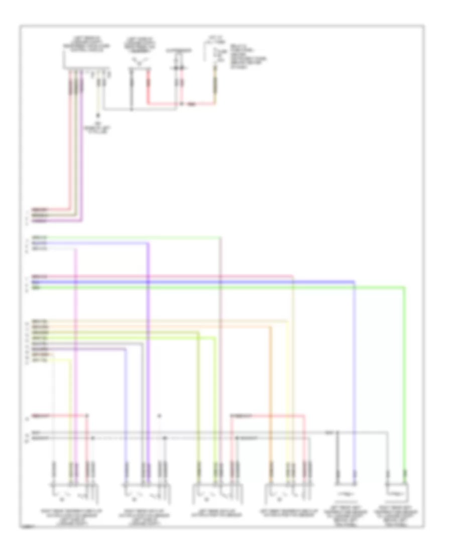 Rear AC Wiring Diagram (2 of 2) for Audi Q7 4.2 2009