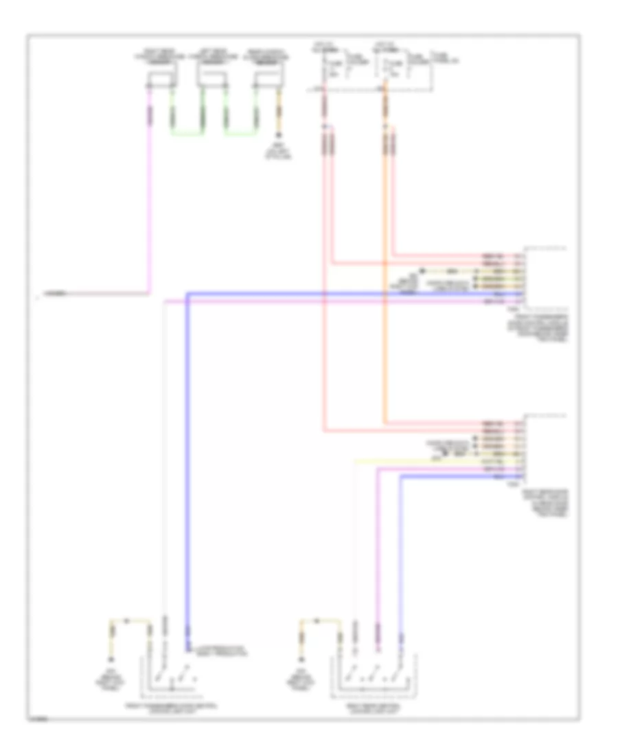 Anti-theft Wiring Diagram (2 of 2) for Audi Q7 4.2 2009