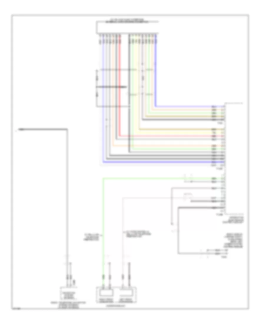 Multimedia Interface Wiring Diagram 2 of 2 for Audi Q7 4 2 2009