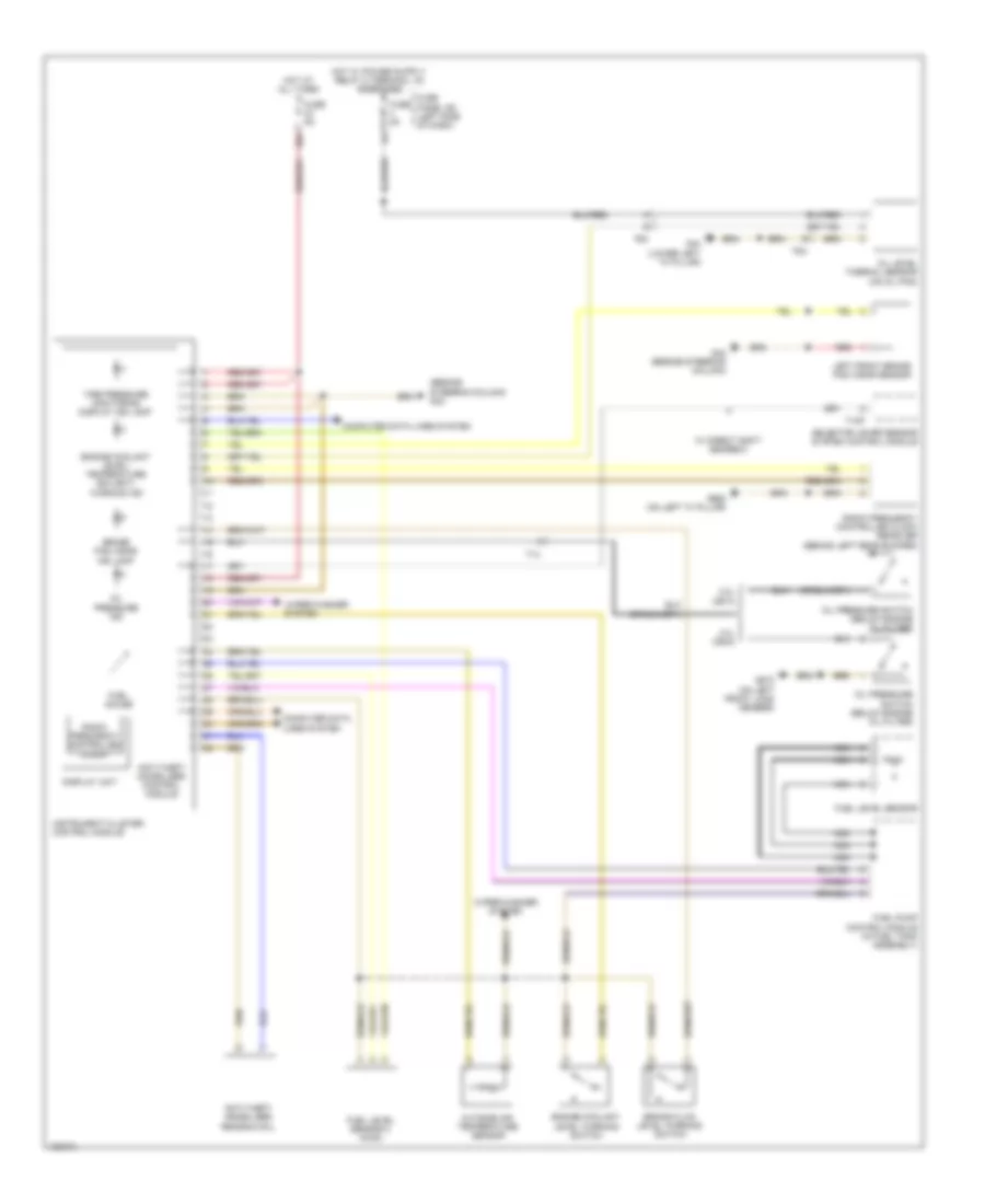 Instrument Cluster Wiring Diagram for Audi TT Quattro 2014