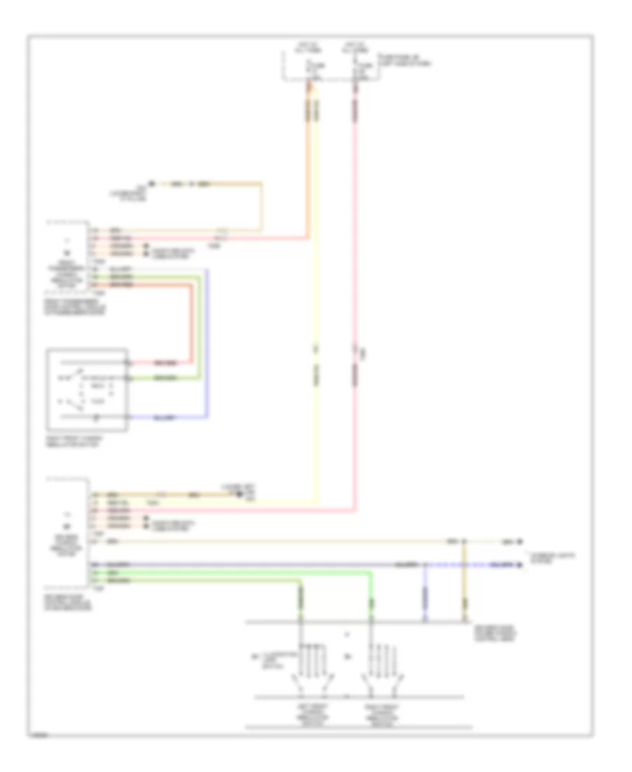 Power Windows Wiring Diagram for Audi TT Quattro 2014
