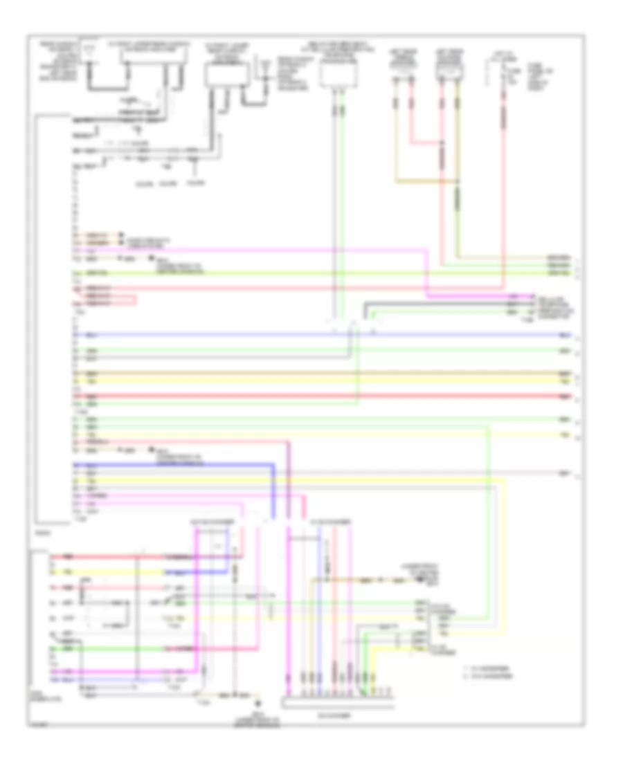 Radio Wiring Diagram, with Bose without Navigation (1 of 2) for Audi TT Quattro 2014
