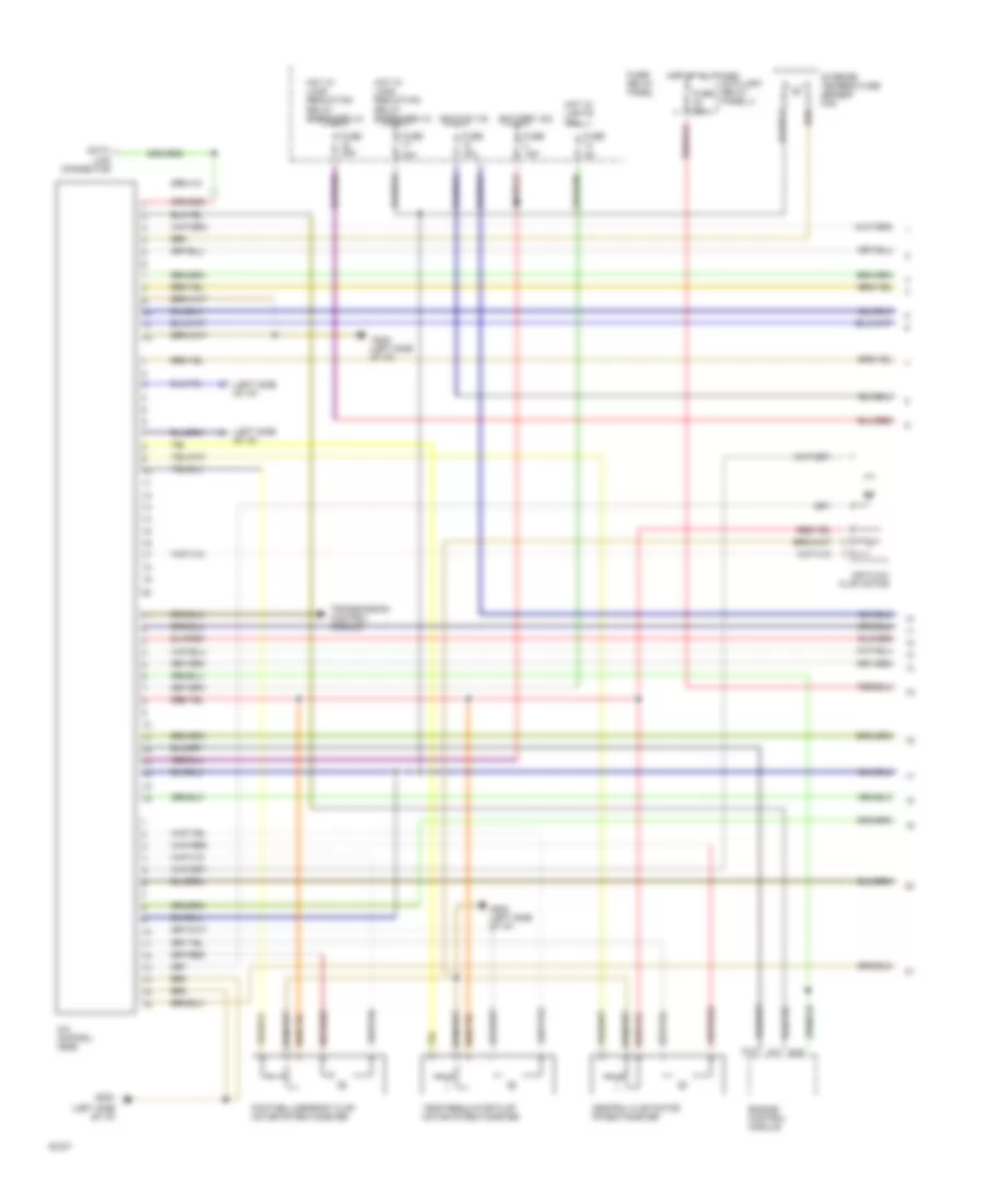 Auto. AC-Heater System Wiring Diagram (With MT Wiring Diagram 1 Of 2) for Audi 90 CS Quattro 1993