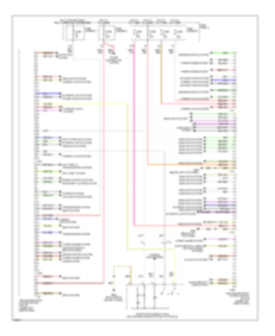 Vehicle Electrical System Control Module Wiring Diagram for Audi A4 2.0T Avant Quattro 2012
