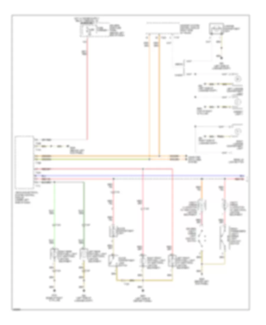 Courtesy Lamps Wiring Diagram 1 of 2 for Audi A4 2 0T Avant Quattro 2012