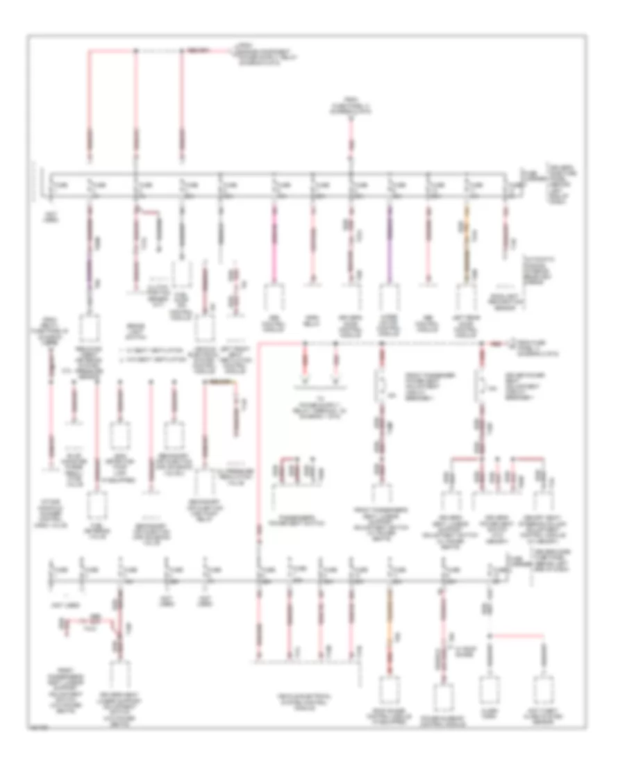 Power Distribution Wiring Diagram 6 of 6 for Audi A4 2 0T Avant Quattro 2012