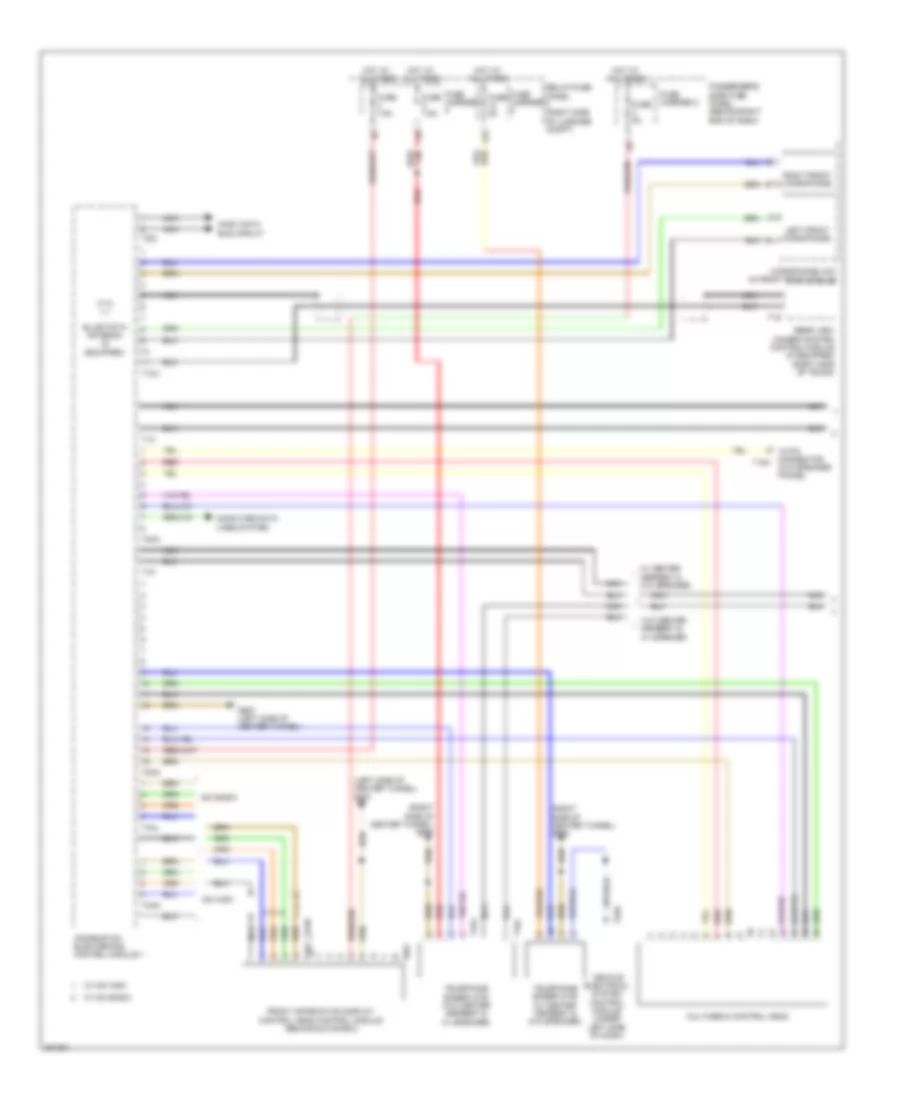 Multimedia Interface Wiring Diagram (1 of 2) for Audi A4 2.0T Avant Quattro 2012