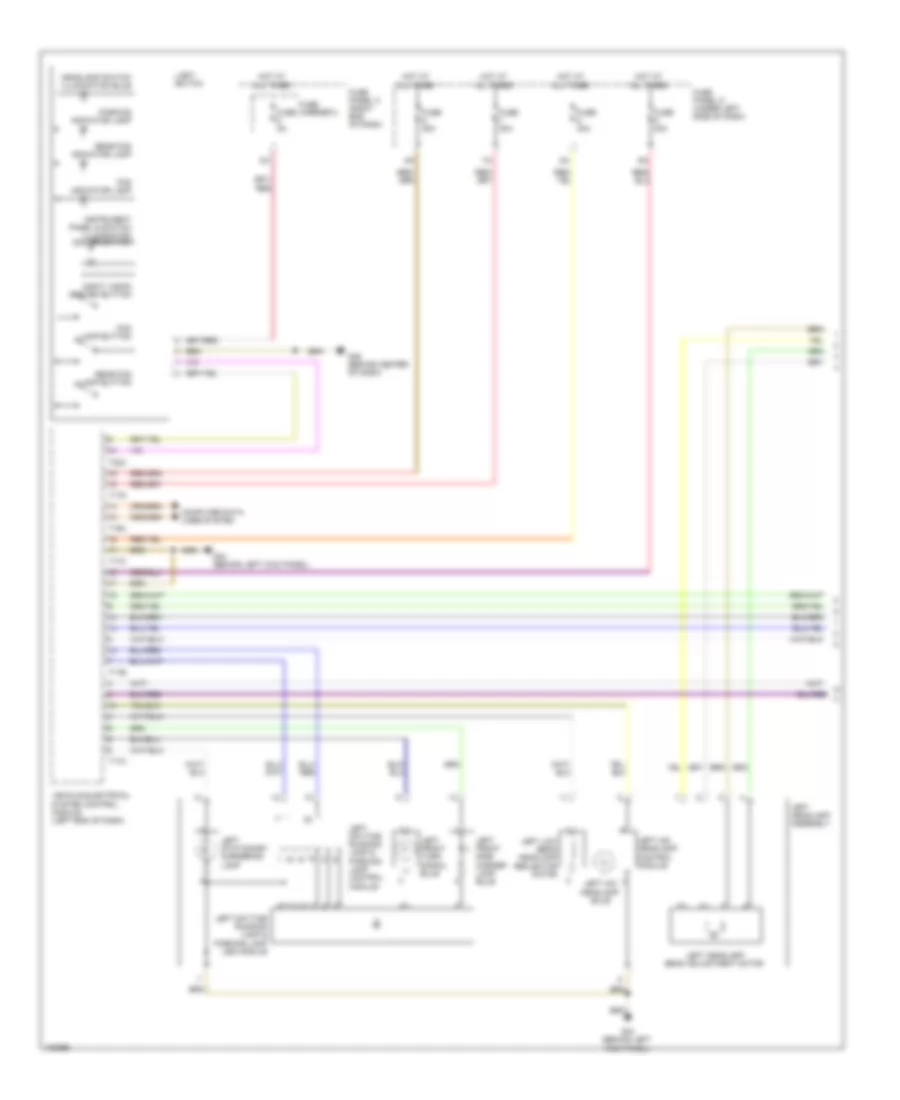 Headlights Wiring Diagram, with HID without Bi-Xenon Headlights (1 of 2) for Audi S6 2013