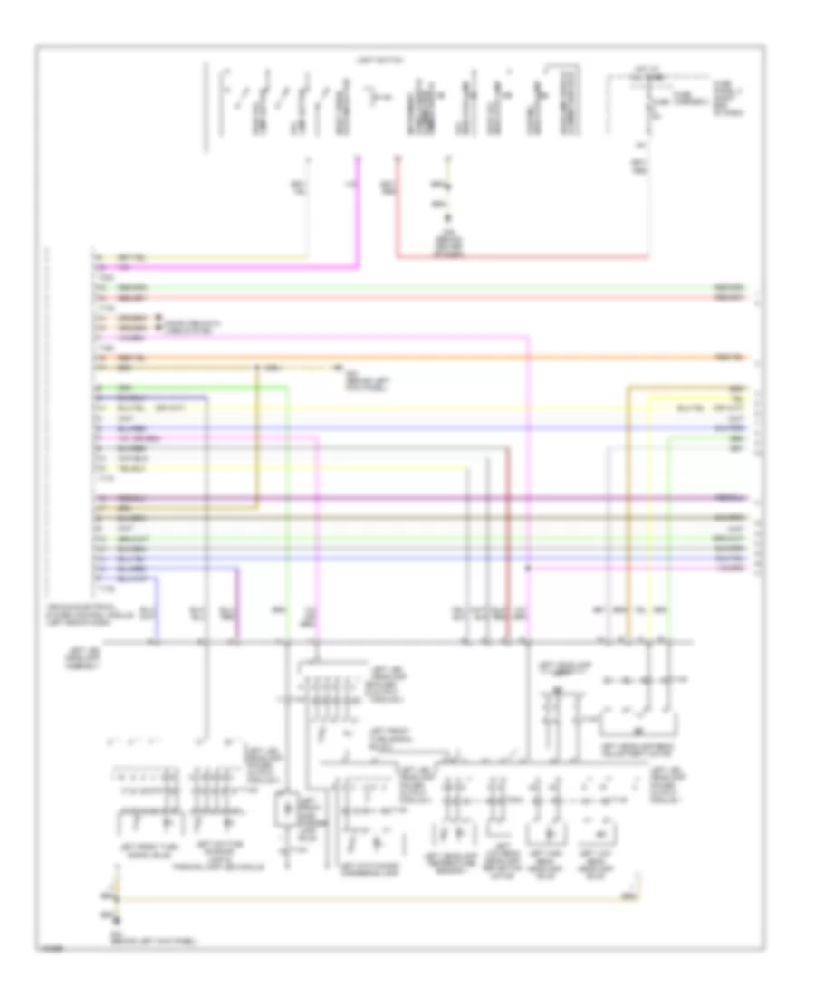 Headlights Wiring Diagram, without HID with Cornering Headlights (1 of 2) for Audi S6 2013