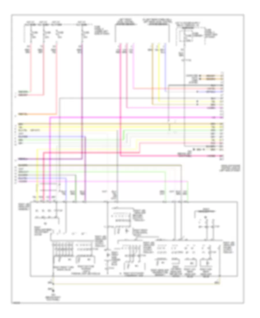 Headlights Wiring Diagram, without HID with Cornering Headlights (2 of 2) for Audi S6 2013
