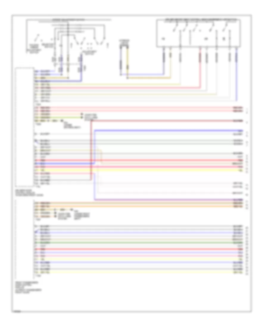 Memory Mirrors Wiring Diagram 1 of 2 for Audi S6 2013