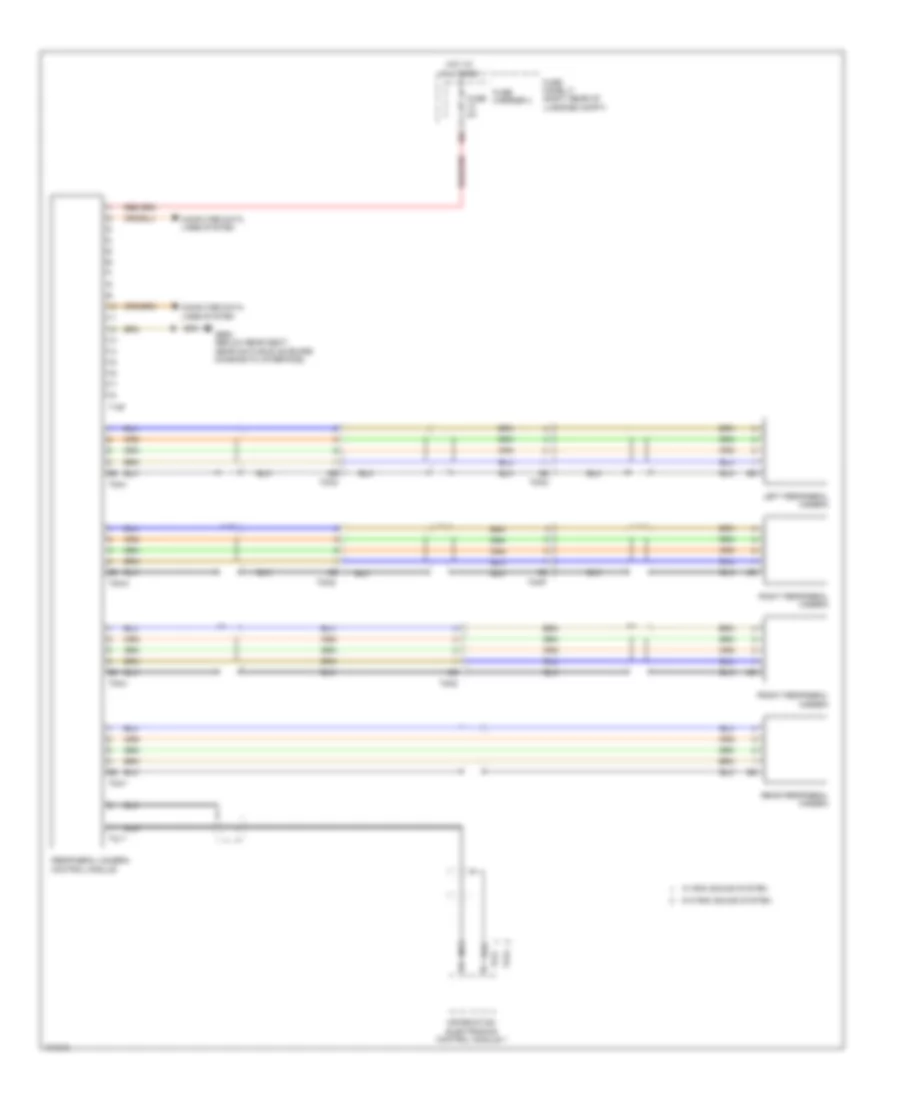 Peripheral Camera Wiring Diagram for Audi S6 2013