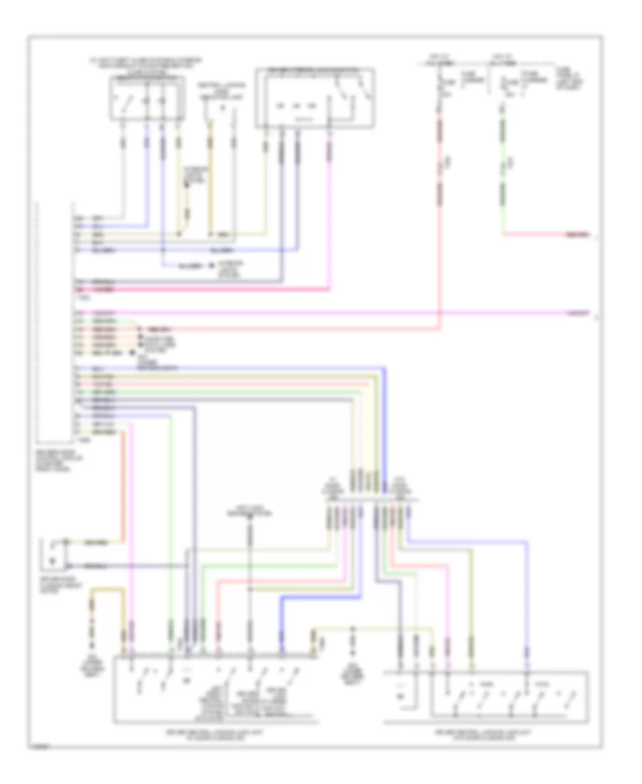 Power Door Locks Wiring Diagram 1 of 6 for Audi S6 2013