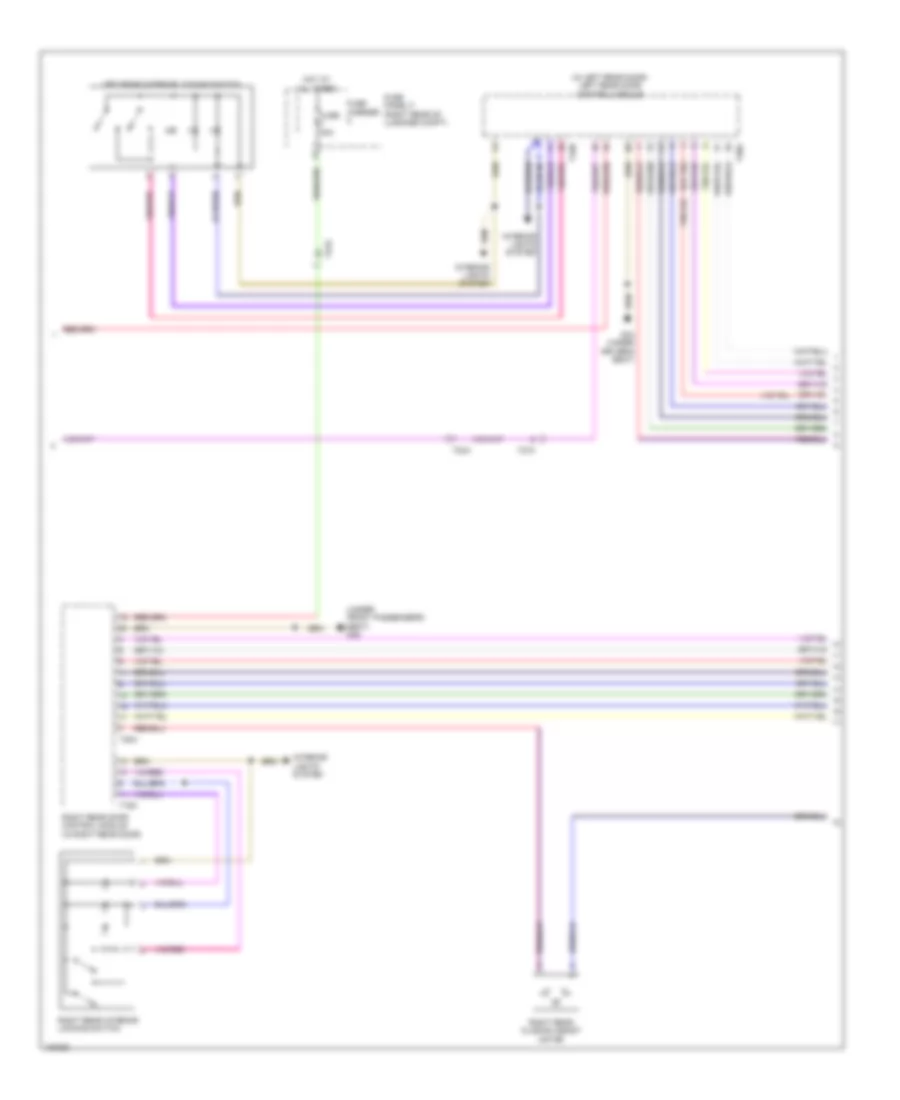 Power Door Locks Wiring Diagram (2 of 6) for Audi S6 2013