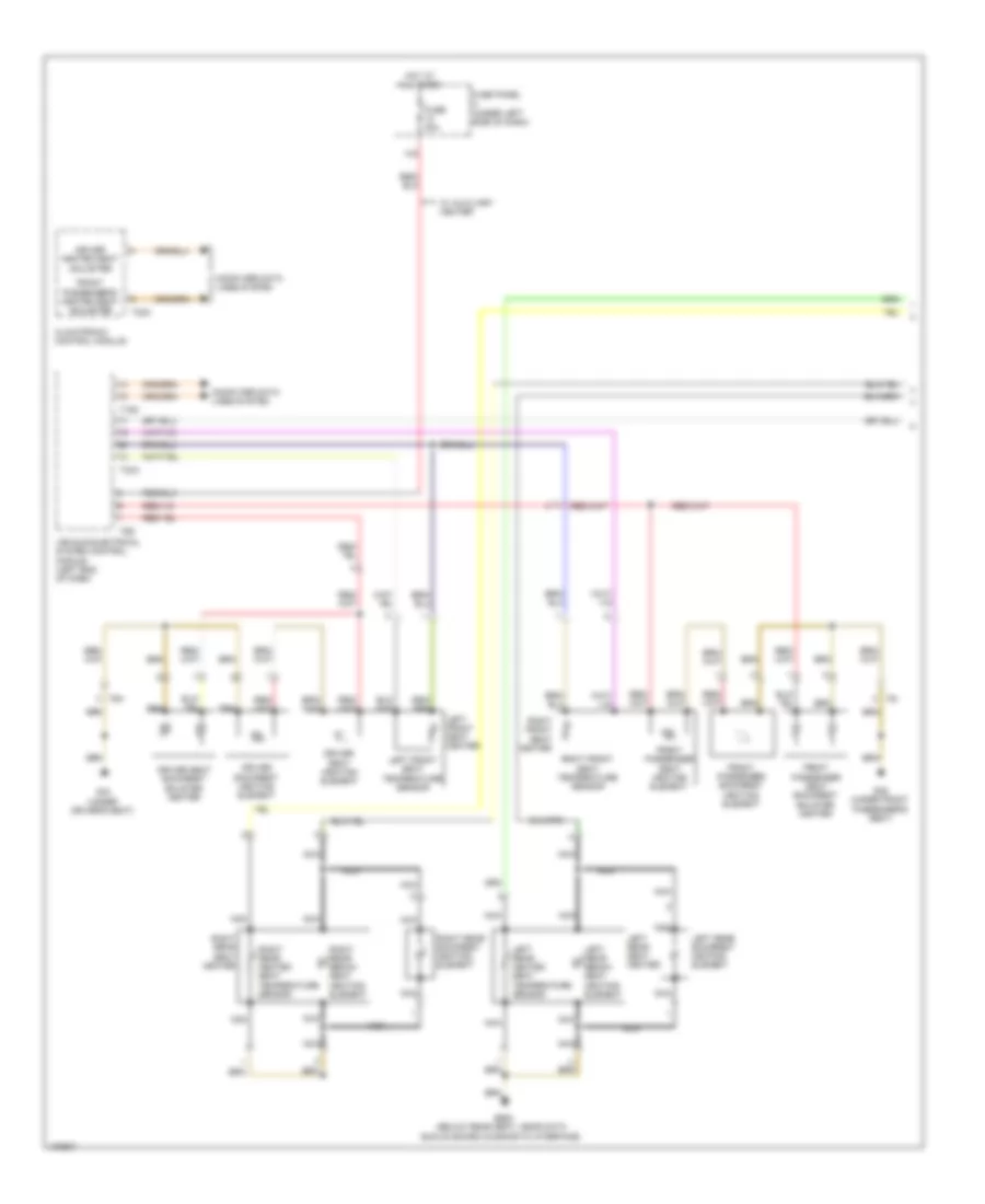 Heated Seats Wiring Diagram without Memory 1 of 2 for Audi S6 2013