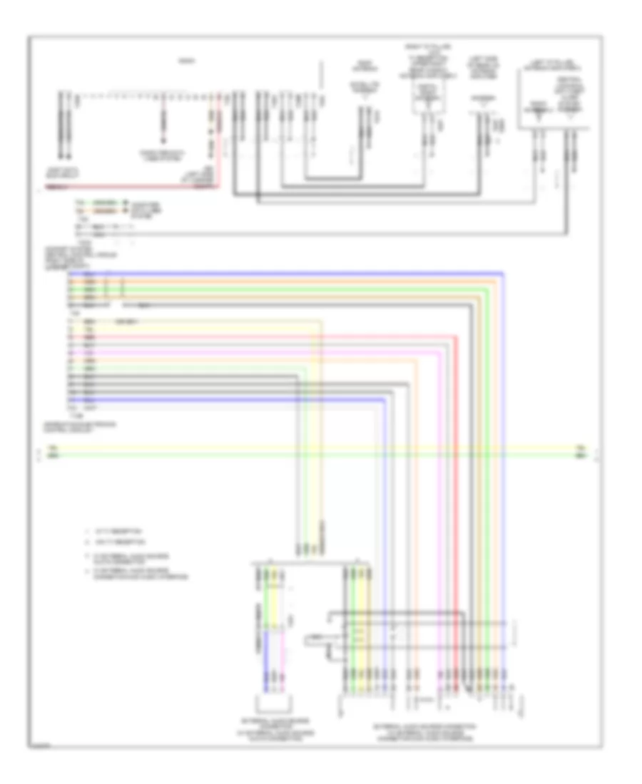 Radio Wiring Diagram, Bose (2 of 4) for Audi S6 2013