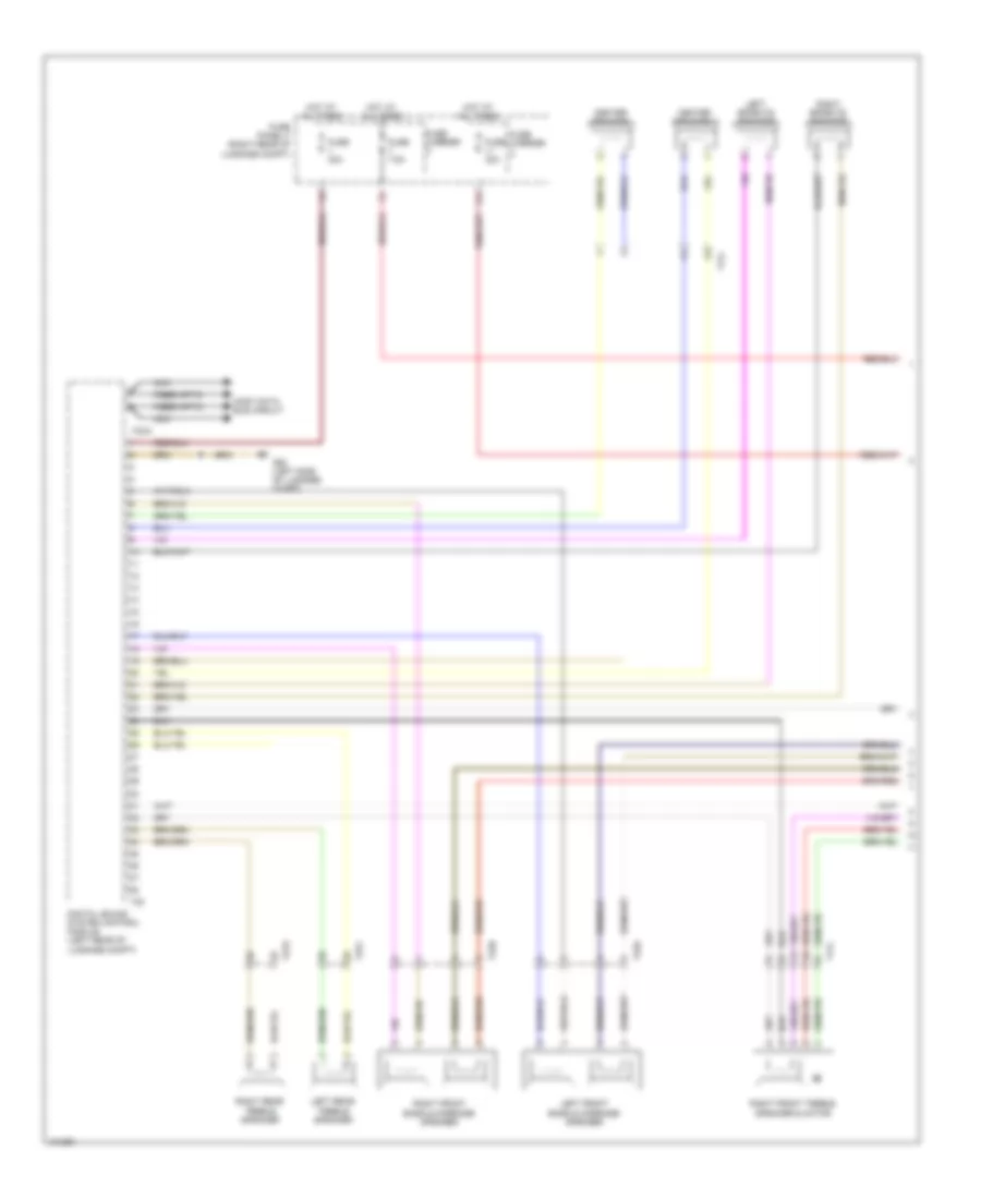 Radio Wiring Diagram, with Bang  Olufson Sound (1 of 3) for Audi S6 2013