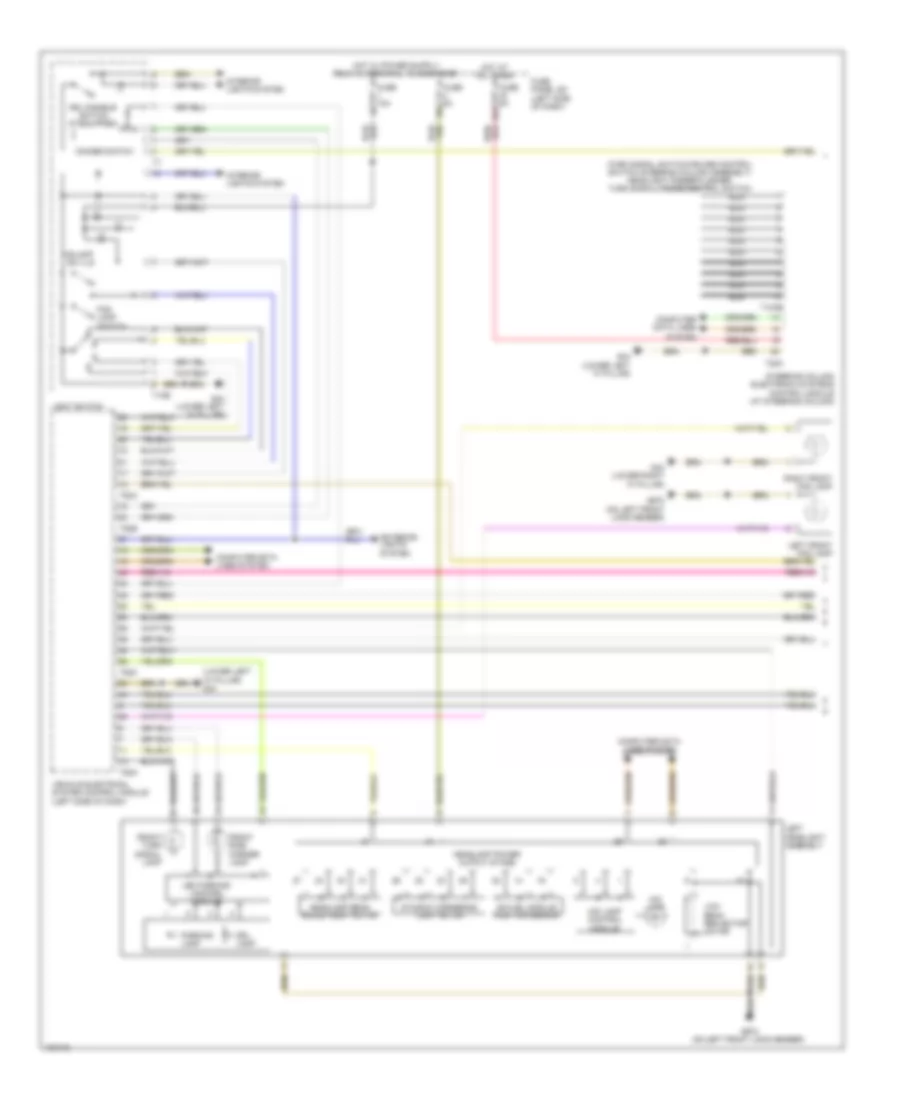 Headlights Wiring Diagram, with Bi-Xenon, with Cornering Headlights (1 of 2) for Audi TT Quattro S 2014