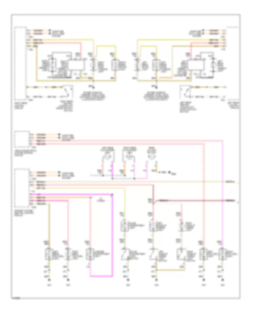 Courtesy Lamps Wiring Diagram 1 of 2 for Audi A6 2006