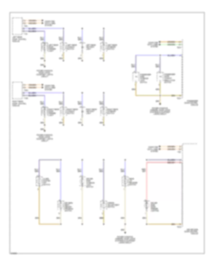 Instrument Illumination Wiring Diagram 2 of 2 for Audi A6 2006