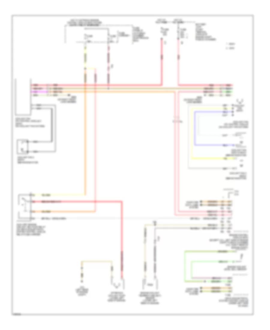 Cooling Fan Wiring Diagram for Audi A4 2.0T Quattro 2012