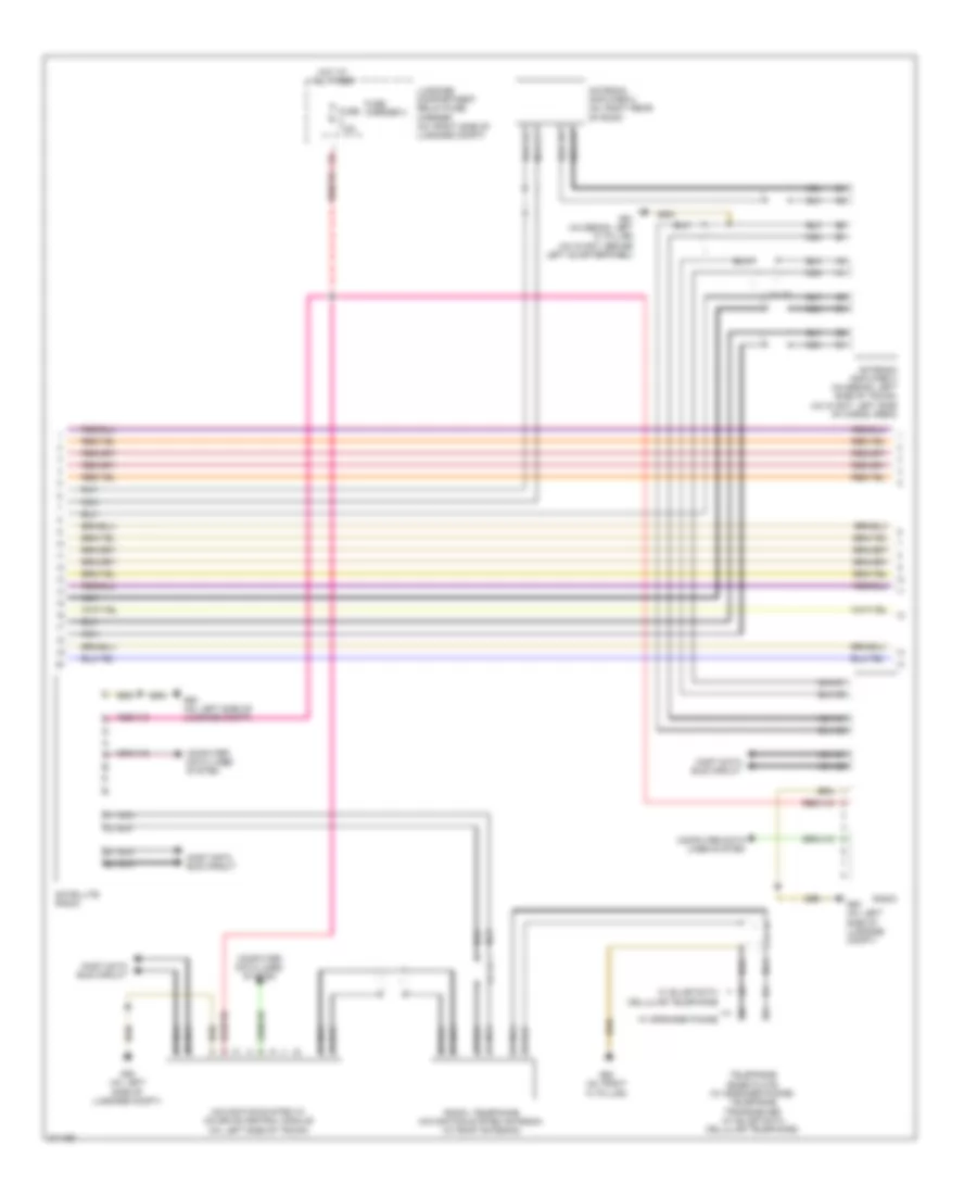 Navigation Wiring Diagram, MMI 2 Premium (2 of 3) for Audi S4 Quattro 2009