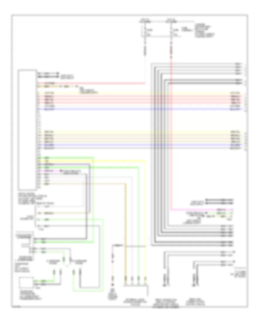 Navigation Wiring Diagram, MMI 2 Standard (1 of 3) for Audi S4 Quattro 2009