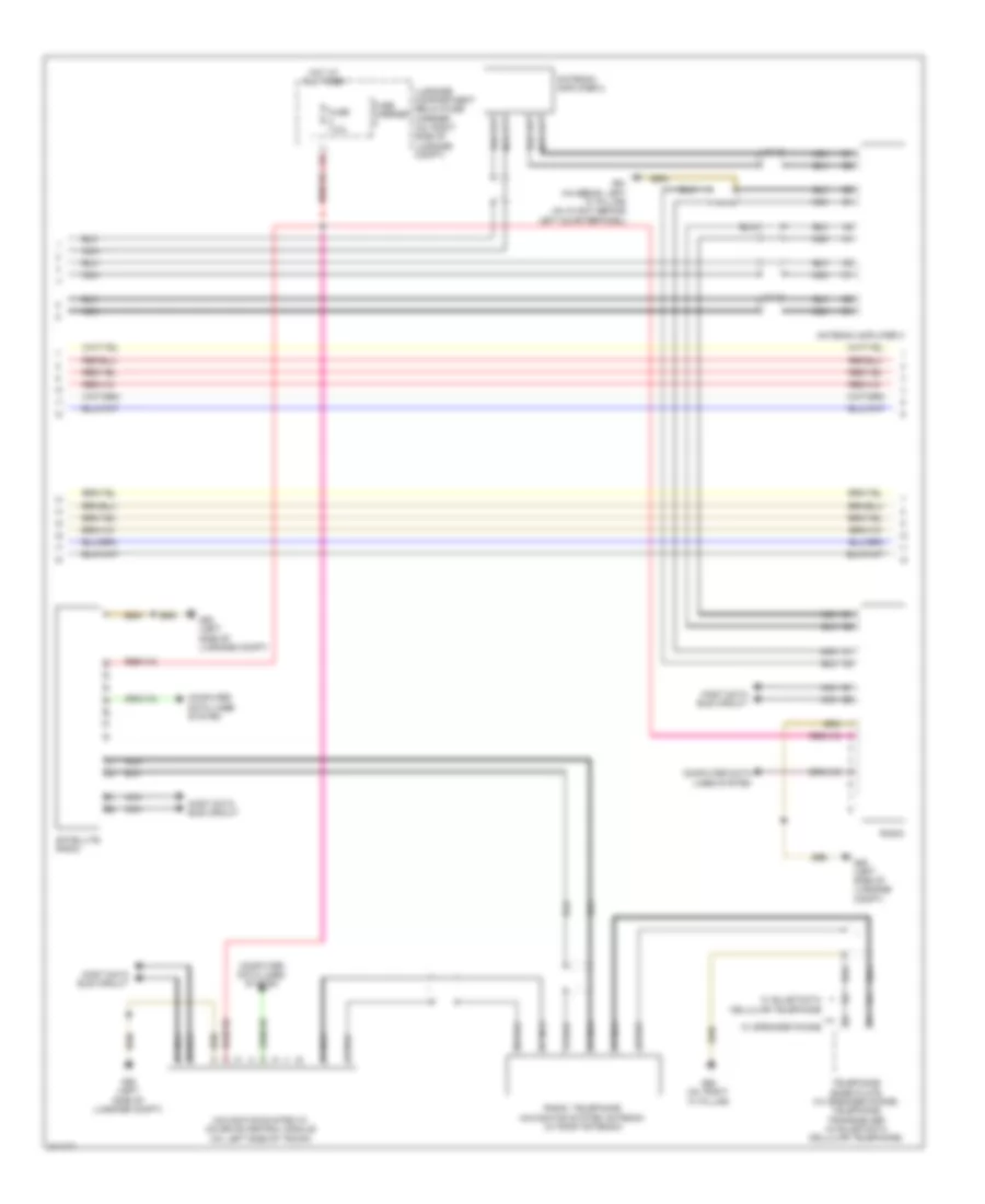 Navigation Wiring Diagram, MMI 2 Standard (2 of 3) for Audi S4 Quattro 2009