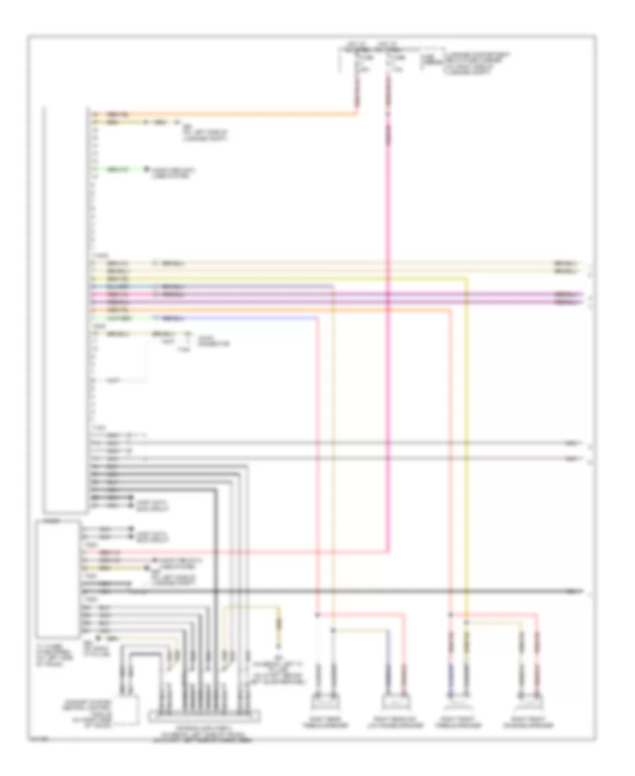 Navigation Wiring Diagram, MMI 3 Basic (1 of 2) for Audi S4 Quattro 2009
