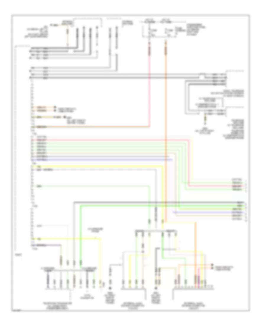 Radio Wiring Diagram, Premium Infotainment (1 of 2) for Audi S4 Quattro 2009