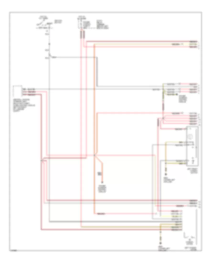 Power Windows Wiring Diagram 1 of 2 for Audi S4 Avant Quattro 2001