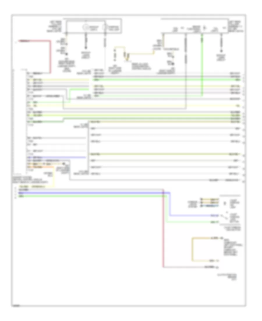 Exterior Lamps Wiring Diagram 2 of 3 for Audi A5 2 0T 2012