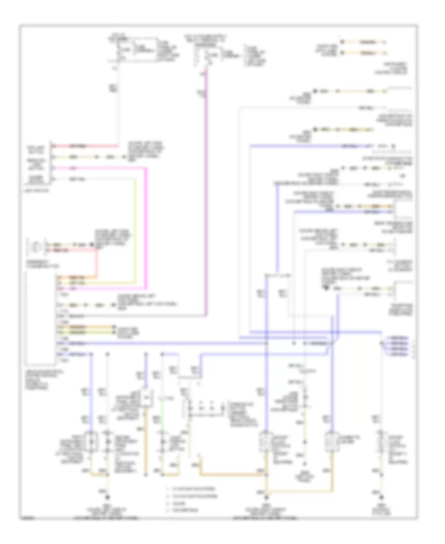 Instrument Illumination Wiring Diagram (1 of 2) for Audi A5 2.0T 2012
