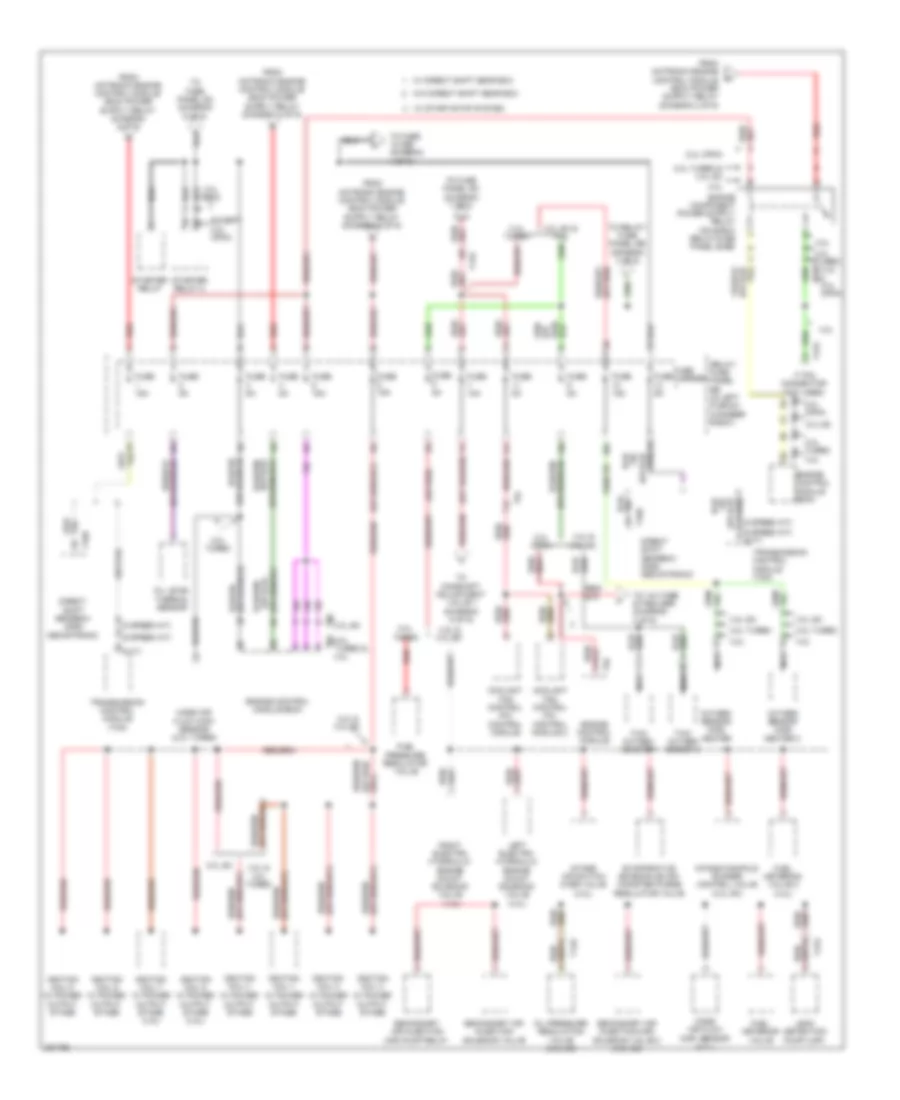 Power Distribution Wiring Diagram 5 of 9 for Audi A5 2 0T 2012