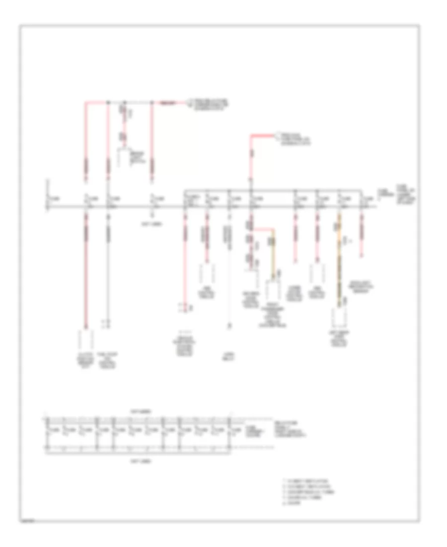 Power Distribution Wiring Diagram 7 of 9 for Audi A5 2 0T 2012