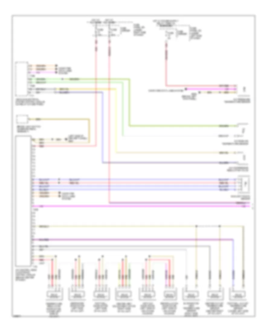 Automatic A C Wiring Diagram Basic 1 of 2 for Audi S5 Quattro 2009