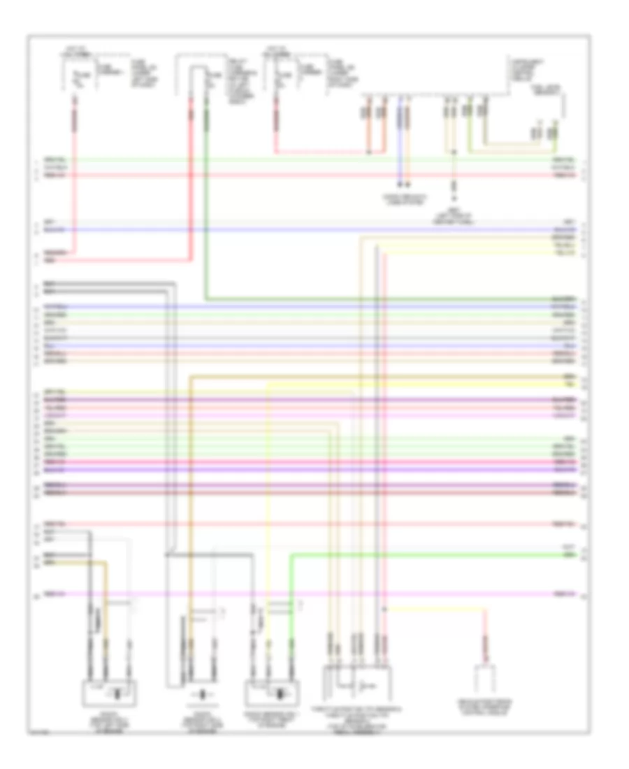 4.2L, Engine Performance Wiring Diagram (6 of 7) for Audi S5 Quattro 2009